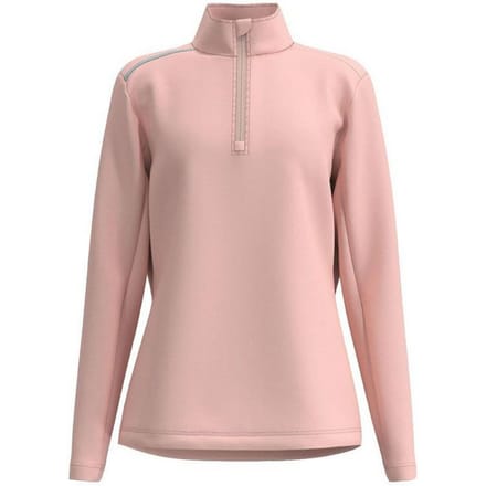 Forelson Dames/Dames Broadway Quarter Zip Golf Base Layer Top (Roze)