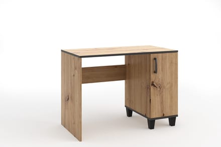 Bureau Vanessa Bureaublad Computerbureau Laptoptafel Kantoormeubilair Werktafel met scharnierende deur