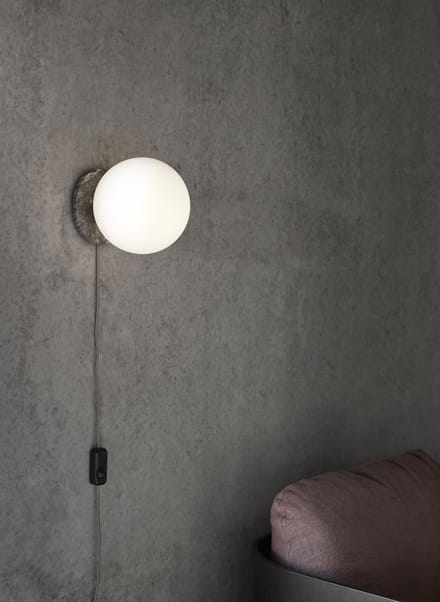 Audo Copenhagen Audo TR Bulb LED plafondlamp, zwart/opaak, 22 cm, dimbaar