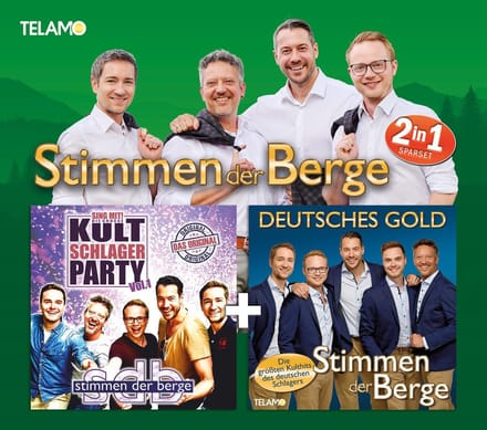 Stimmen Der Berge - 2 In1: Sing Mit! Die Große Kultschlager Party Vol.1 / Deutsches Gold