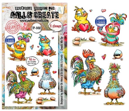 Aall & Create clearstamp A6 - Crack me up