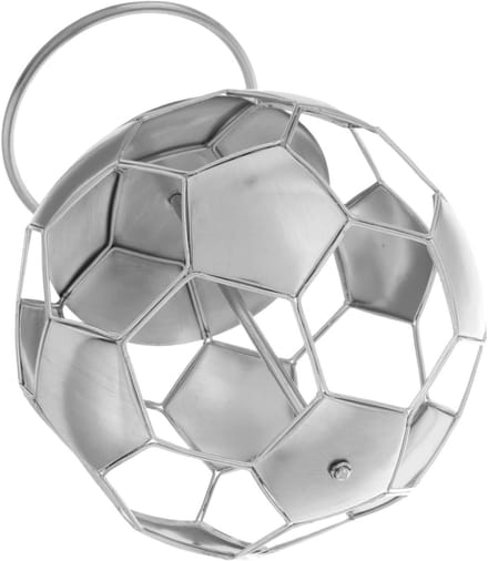 Voetbal Penhouder - Bureau Organizer - Bureau Opruimen - Voetbal Vorm - 17 cm - Zilver