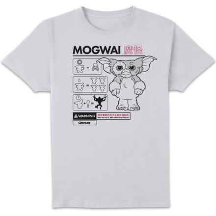 Gremlins Mogwai Instructional Men's T-Shirt - White - S