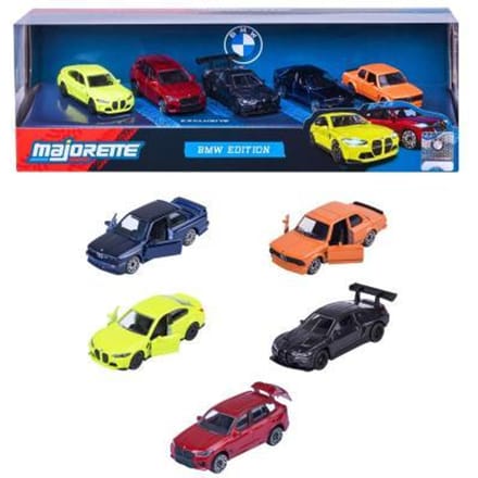 MAJORETTE - BMW 5-delige cadeauset - Geschikt voor kinderen vanaf 3 jaar