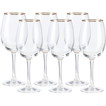 LIVARNO HOME Glazenset 6-delig (Witte wijn glazen)