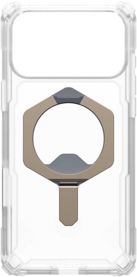 UAG Plasma XTE Backcover geschikt voor MagSafe geschikt voor iPhone 17 Pro - Clear Titanium