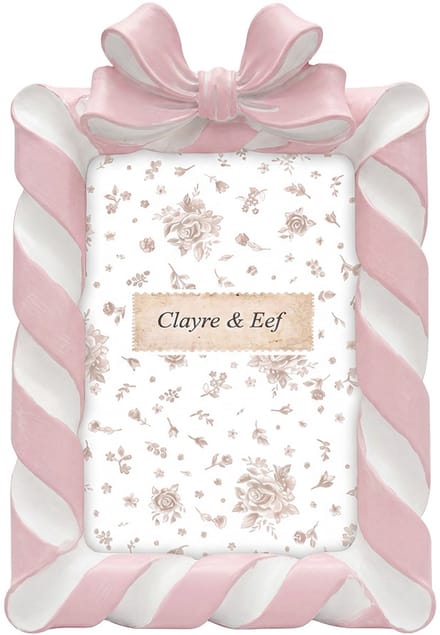 Clayre & Eef Fotolijst Roze Kunststof