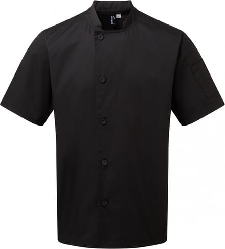 Schort/Tuniek/Werkblouse Unisex S Premier Black 65% Polyester, 35% Katoen