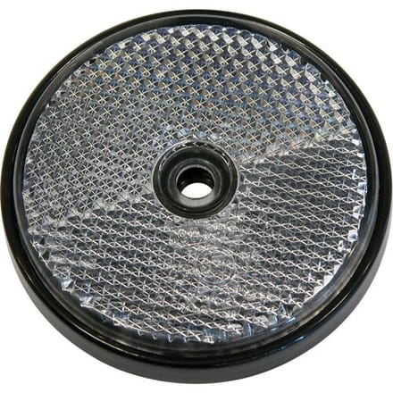 Carpoint Reflectoren Rond Ø 70mm Wit - 2 Stuks