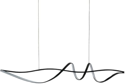 Kosilum - Lybella - Hanglamp - Zwart - Staal, aluminium en siliconen