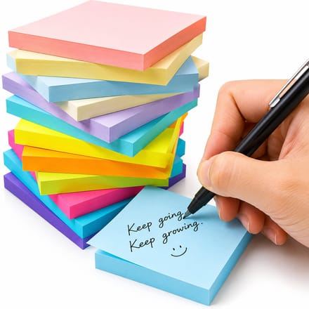 BOTC Super Sticky notes - 76x76 mm - 100 vel - 12 blokjes - 12 Kleuren