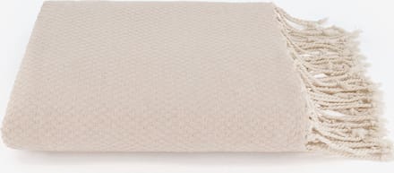 Lantara Plaid Ottoman - Zand - Katoen - 190x300cm