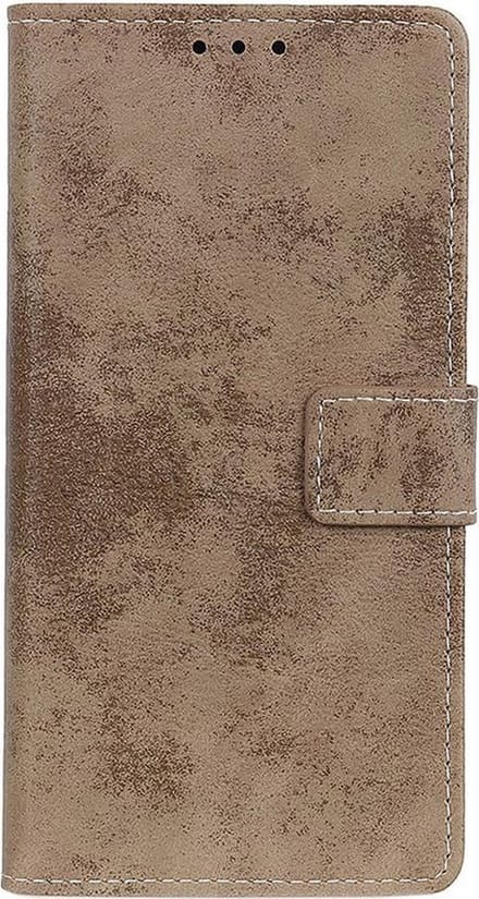Shop4 - Alcatel 1S (2021) Hoesje - Wallet Case Vintage Licht Bruin