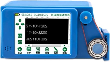 Handbediende Inkjetprinter - Mini Codeermachine - Producten Markeren - Sneldrogende Inkt - 2-12.7mm Hoogte - Zwart
