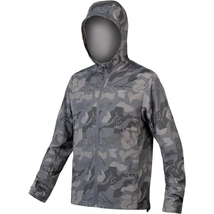 Endura Hummvee Windproof Shell Jacket Grey Camo - S