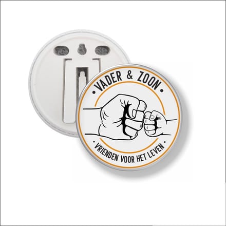 Button Met Clip 58 MM - Vader & Zoon