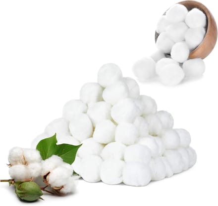Witte make-up wattenbollen voor het ontvetten - 300 stuks