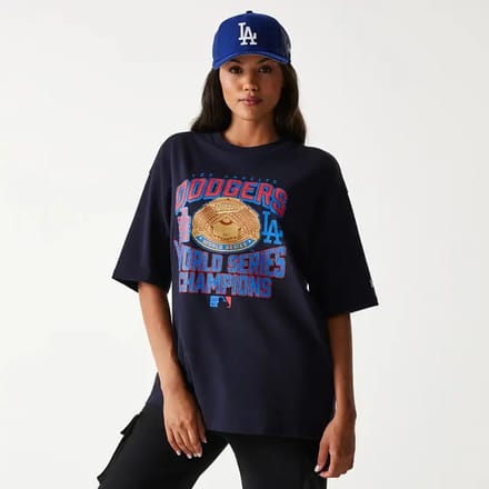 T-shirt oversize Los Angeles Dodgers New Era MLB World Series