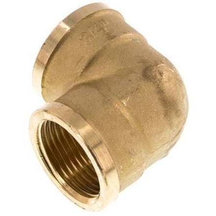 G 3/4'' Messing L-Fitting 90graden 16 Bar
