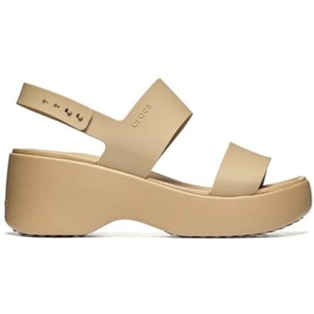 Sandalen met sleehak Crocs Brooklyn Sky