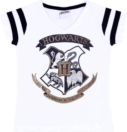 Wit meisjes T-shirt Harry Potter