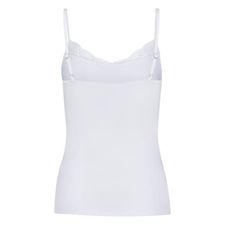Slim fit top met bandjes en kant