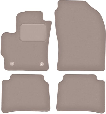 Beige velours matten voor: Toyota Corolla E21 hatchback (2019-)