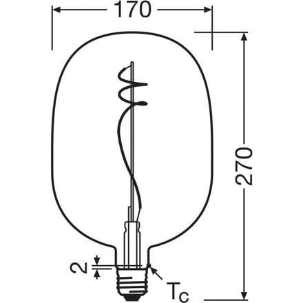 Osram E27 LED Kaarslamp | 4.5W 1800K 220V/240V 818 150Lm | 220°