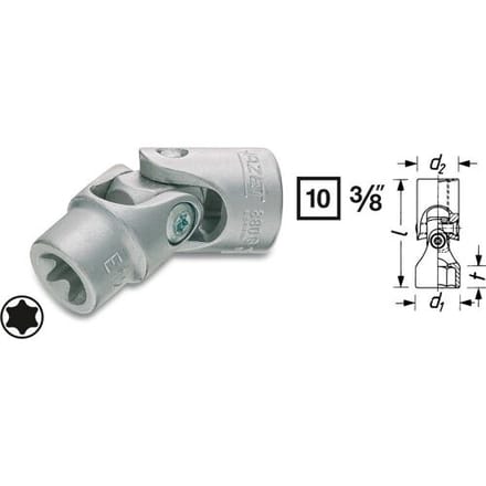 Hazet 880G-E14 880G-E14 Kniegewrichtsleutelinzet 3/8 (10 mm)