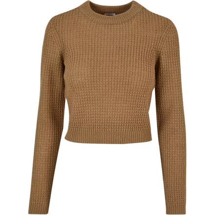 Urban Classics - Short waffle Sweater/trui - XL - Beige