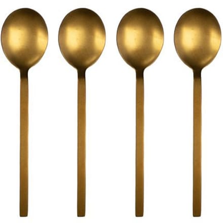 Leeff - Lepeltjes 'Charlot' (Set van 4, Roze Goud)