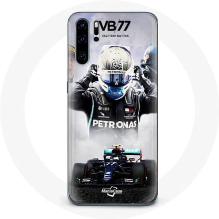 Coque - Valtteri Bottas - Samsung Galaxy P30 Pro - Noir - Souple - Sportif noir