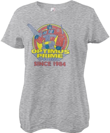 Transformers Optimus Prime - Since 1984 Girly Tee dames-T-shirt, heathergrijs