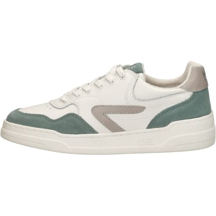 HUB Court-z Sneakers Heren - Leren Sneaker - Wit - Maat 43