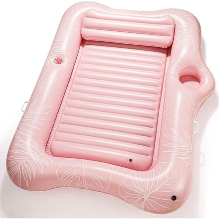 Tanning Pool Bed - Luchtbed Zwembad Opblaasbaar - Roze