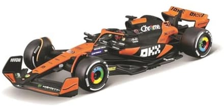 1:43 Race McLaren MCL38 Model met Helm (Piastri #81)