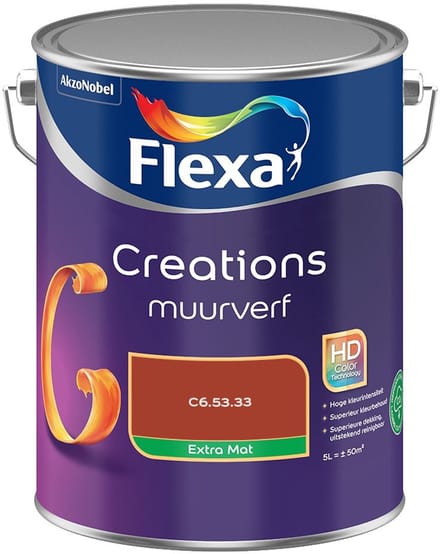 Flexa - Creations Muurverf Extra Mat - C6.53.33 - Mengverf - 5 L
