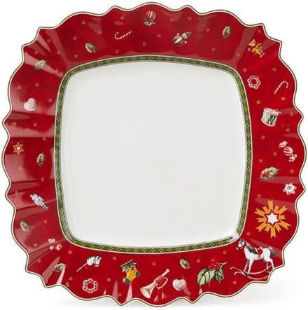 Villeroy & Boch Dinerbord Toy's Delight - Rood - 28 x 28 cm