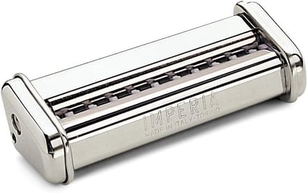 Pastaroller Opzetstuk - Lasagnette Maker - Verse Pasta Maken - Maakt 12mm Brede Strips - One Size - Zilver