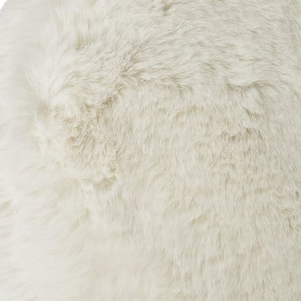 vloerkleed teddy glad gebroken wit dia 120cm