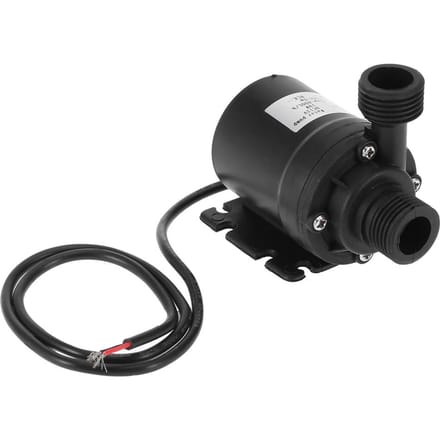 Mini DC 12V Opvoerhoogte 5M 800L/H Tuinwaterpomp Tuingereedschap White
