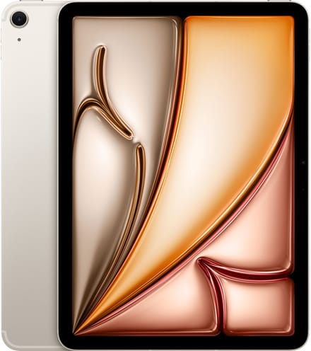 Apple iPad Air M3 (2025) - 11 inch - Wi-Fi + Cellular - 256GB - Starlight - 7e generatie