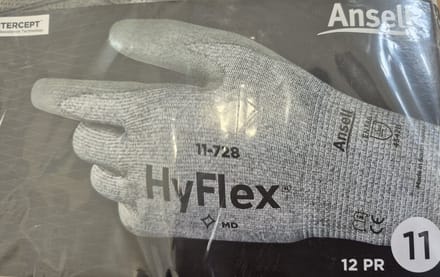 12 paar ANSELL Handschoenen 11-728 HyFlex Maat 11