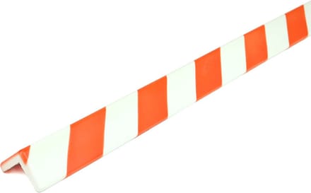PU Stootrand Hoekprofiel Model 7 – Wit & Rood