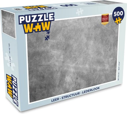 Puzzel Leer - Structuur - Lederlook - Legpuzzel - Puzzel 500 stukjes