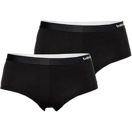 Apollo Dames Hipster Zwart Bamboe 2-pack - Maat S