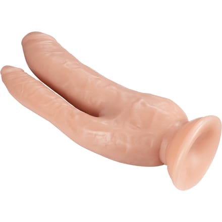 Dr. Skin - Dubbele Dildo 21 cm - Vanilla