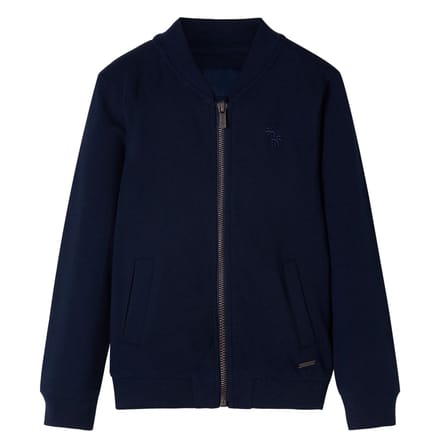 vidaXL Kindervest met rits 116 marineblauw
