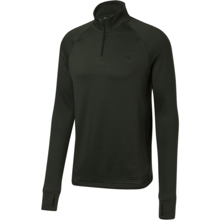 CRIVIT Heren sportshirt met fleecevoering (Donkergroen, S)