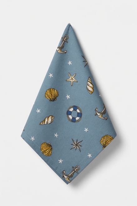 Keukendoek - Set van 2 - Zee - Nautilus - Keukenset - Theedoek -Keukentextiel - Moederdag